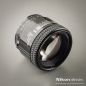 Preview: Nikon AF Nikkor 85/1,8 (Condition A/A-)