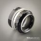 Preview: Nikon Nikkor-S Auto 5,8cm/1,4 nonAI "Berg-und-Tal" (Zustand A-)