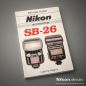 Preview: Nikon SB-26, german book