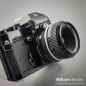 Preview: Nikkormat EL schwarz mit Nikkor 50/2,0 (Zustand AB)