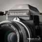 Preview: Nikkormat EL schwarz mit Nikkor 50/2,0 (Zustand AB)