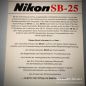 Preview: Nikon SB-25, german book