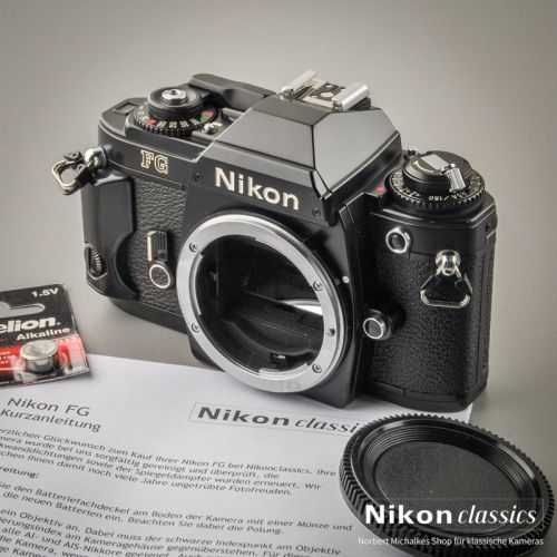 Nikon FG schwarz (Zustand A/A-)