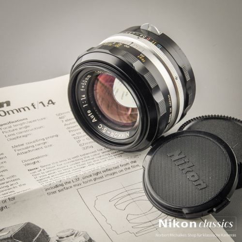 Nikon Nikkor-SC Auto 50/1,4 nonAI (Condition A/A-)