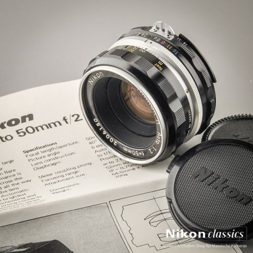 Nikon Nikkor-H Auto 50/2,0 AI (Condition A/A-)