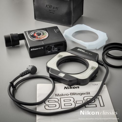 Nikon SB-21A Makro-Blitz für Nikon F3 (Zustand A)