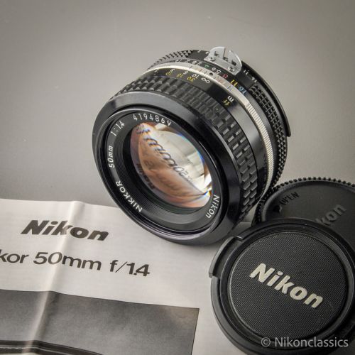 Nikon Nikkor 50/1,4 AI (Zustand A/A-)
