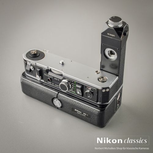 Preview: Nikon Motor Drive MD-2 mit MB-1 für F2 (Zustand A-/AB)