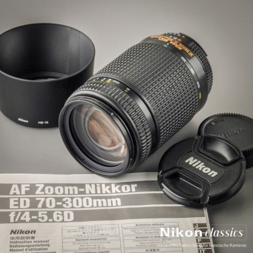 Nikon AF-D Zoom-Nikkor 70-300/4-5,6 ED (Zustand A)