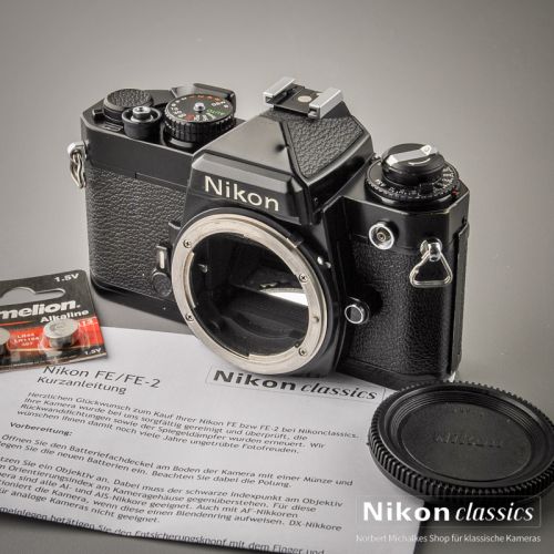Nikon FE schwarz (Zustand AB/B)