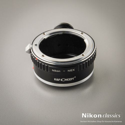 K&F Adapter für Nikon Ojektive an Sony E-Kamera