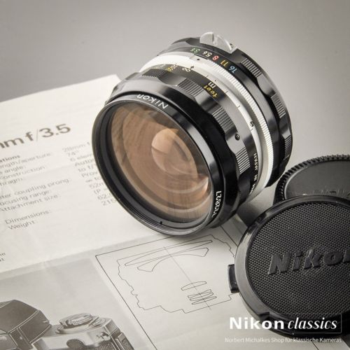 Nikon Nikkor-H 28/3,5 nonAI "Berg-und-Tal" (Zustand A/A-)