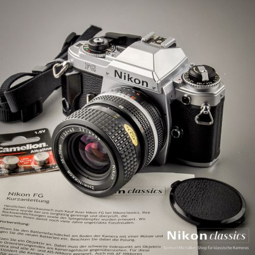 Nikon FG mit Zoom-Nikkor 35-70/3,3-4,5 Starter-Set (Zustand A)