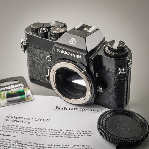 Nikkormat EL schwarz (Zustand A-)