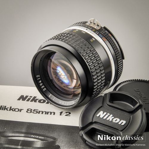 Nikon Nikkor 85/2,0 AIS  (Zustand A/A-)