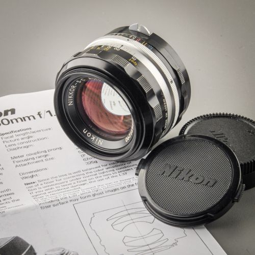 Nikon Nikkor-SC Auto 50/1,4 nonAI "Berg-und-Tal" (Zustand A-/AB)
