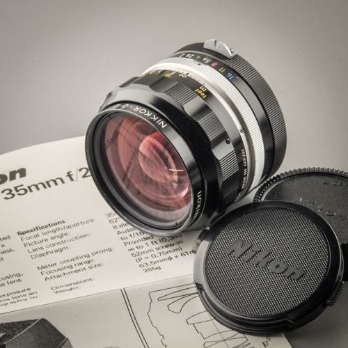 Nikon Nikkor-OC Auto 35/2,0 nonAI (Cond. A/A-)