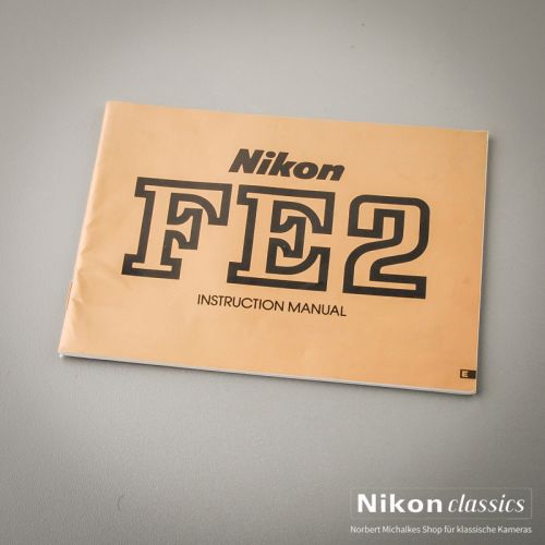 Nikon FE2, Original Manual, englisch