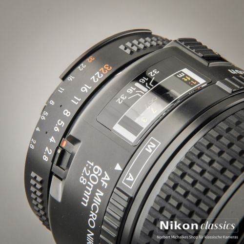 Nikon AF Micro-Nikkor 60/2,8 (Condition A+)