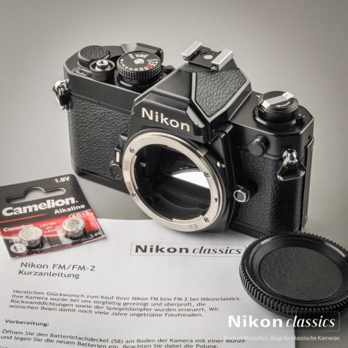 Nikon FM black (Condition A/A-)