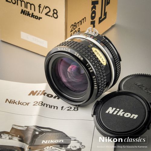 Nikon Nikkor 28/2,8 AI (Zustand A/A+) OVP