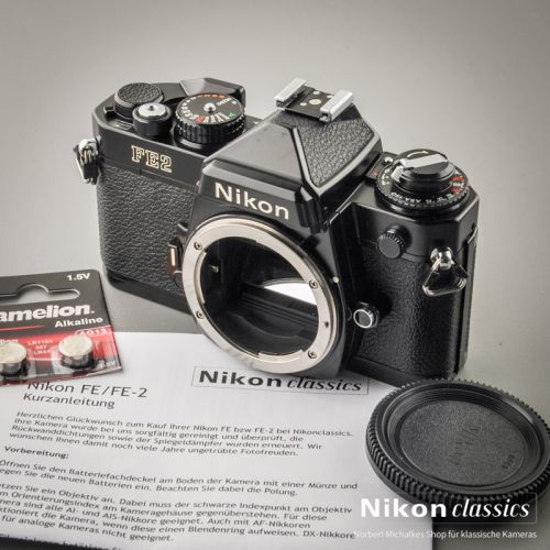 Nikon FE-2 schwarz (Zustand A/A-)
