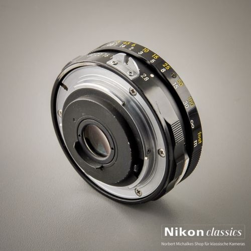 Nikon GN Auto Nikkor 45/2,8 nonAI  (Zustand A-/AB)