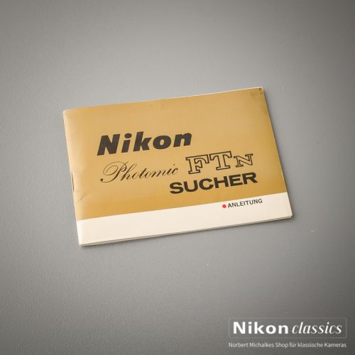 Nikon Photomic FTN Sucher, Original Bedienungsanleitung