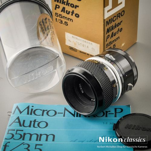 Nikon Micro-Nikkor P 55/3,5 nonAI (Zustand A) OVP