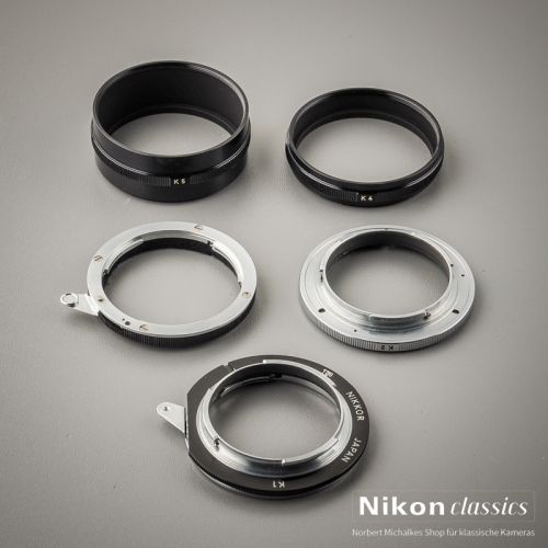 Nikon "F Nikkor"" Extension Tubes K1 - K5 nonAI