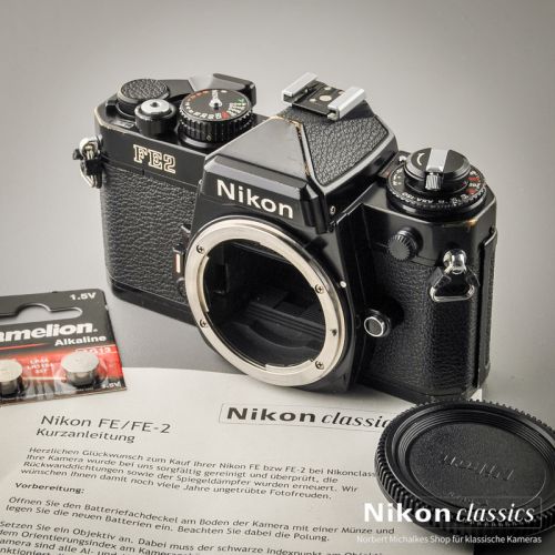 Nikon FE-2 schwarz (Zustand AB)