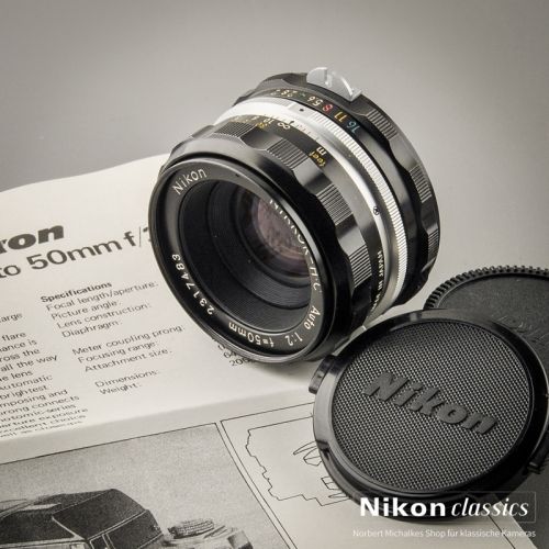 Nikon Nikkor-HC Auto 50/2,0 (Condition A/A-)