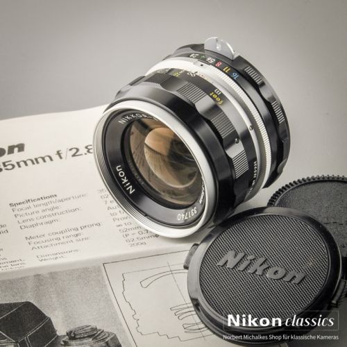 Nikon Nikkor-S Auto 35/2,8 nonAI "Berg-und-Tal" (Zustand A/A+)