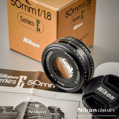 Nikon 50/1,8 AIS Serie E (Zustand A) OVP