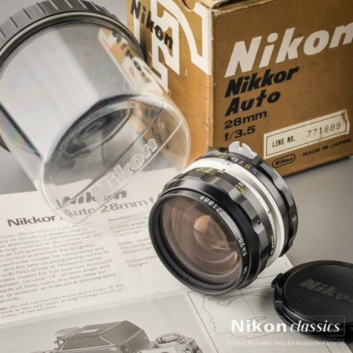 Nikon Nikkor-H Auto 28/3,5 nonAI (Condition A)