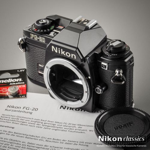 Nikon FG-20 schwarz (Zustand A)