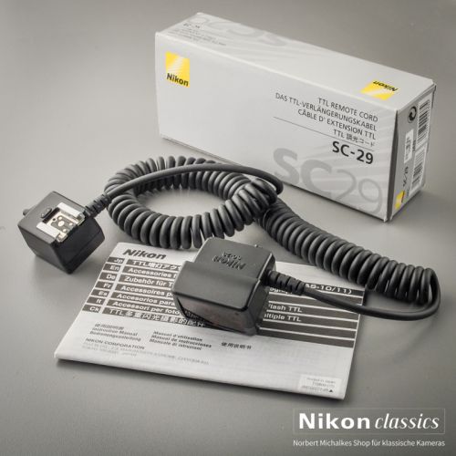 Nikon SC-29 TTL Blitz-Verbindungskabel