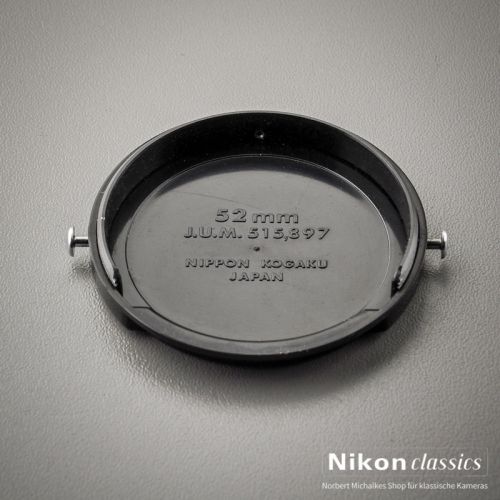 Nikon "NIKKOR" Lens Cap 52mm (old shape, metal pin)