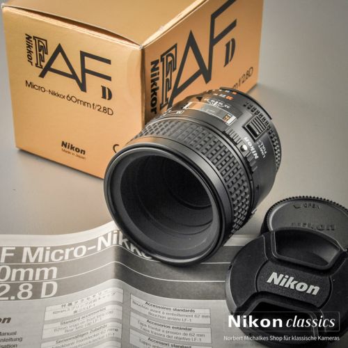 Nikon AF-D Micro-Nikkor 60/2,8 (Condition A+)