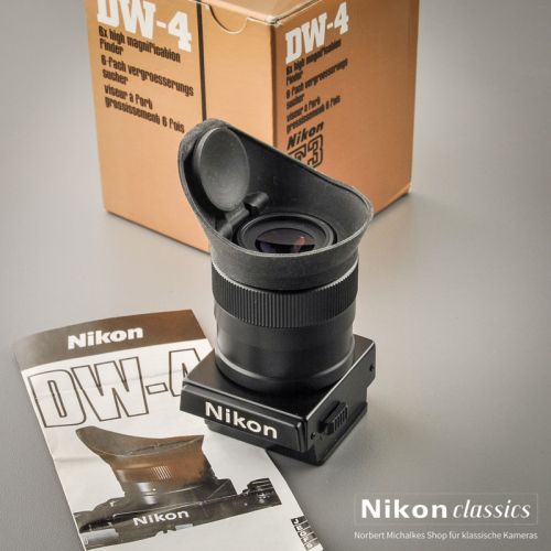 DW-4 Vergrösserungssucher für Nikon F3 (Zustand A) OVP