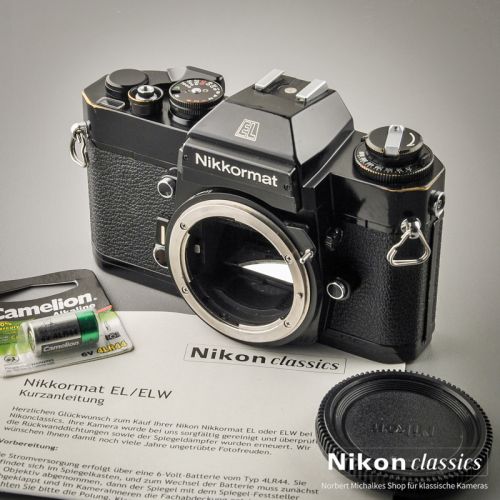 Nikkormat EL schwarz (Zustand A-/AB)