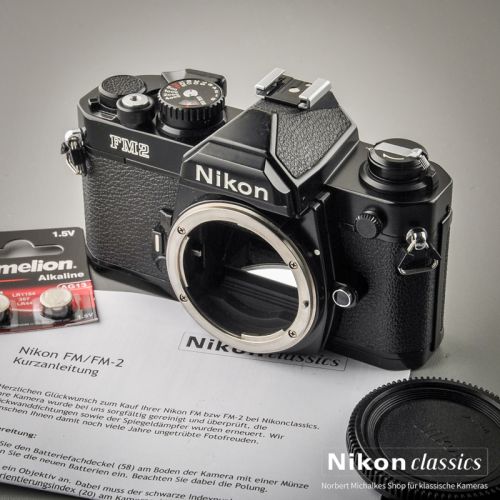 Nikon FM2n black (Condition A/A-) titan shutter