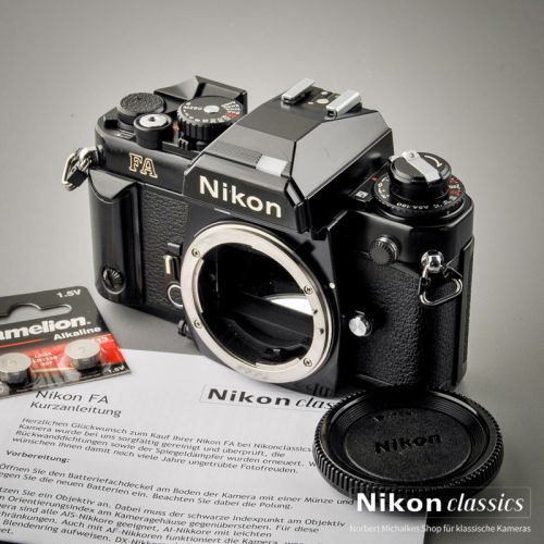 Nikon FA schwarz (Zustand A-)