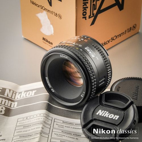 Nikon AF Nikkor 50/1,8N (Zustand A) OVP