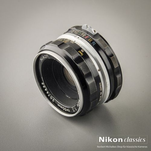 Preview: Nikon Nikkor-H Auto nonAI 50/2,0 (Zustand A-/AB)