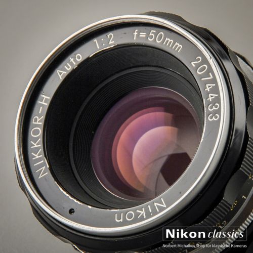 Nikon Nikkor-H Auto nonAI 50/2,0 (Zustand A-/AB)