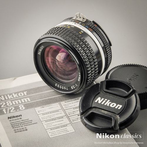 Nikon Nikkor 28/2,8 AIS (Zustand A-)