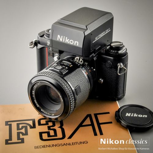 Nikon F3AF mit AF-Nikkor 80/2,8 (Zustand A)
