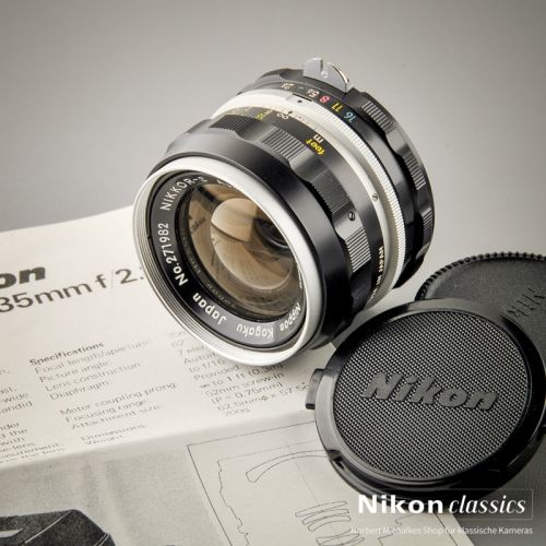 Nikon Nikkor-S Auto 35/2,8 AI "Berg-und-Tal" (Zustand A/A-)