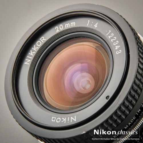 Nikon Nikkor 20/4 AI (Zustand A/A-)